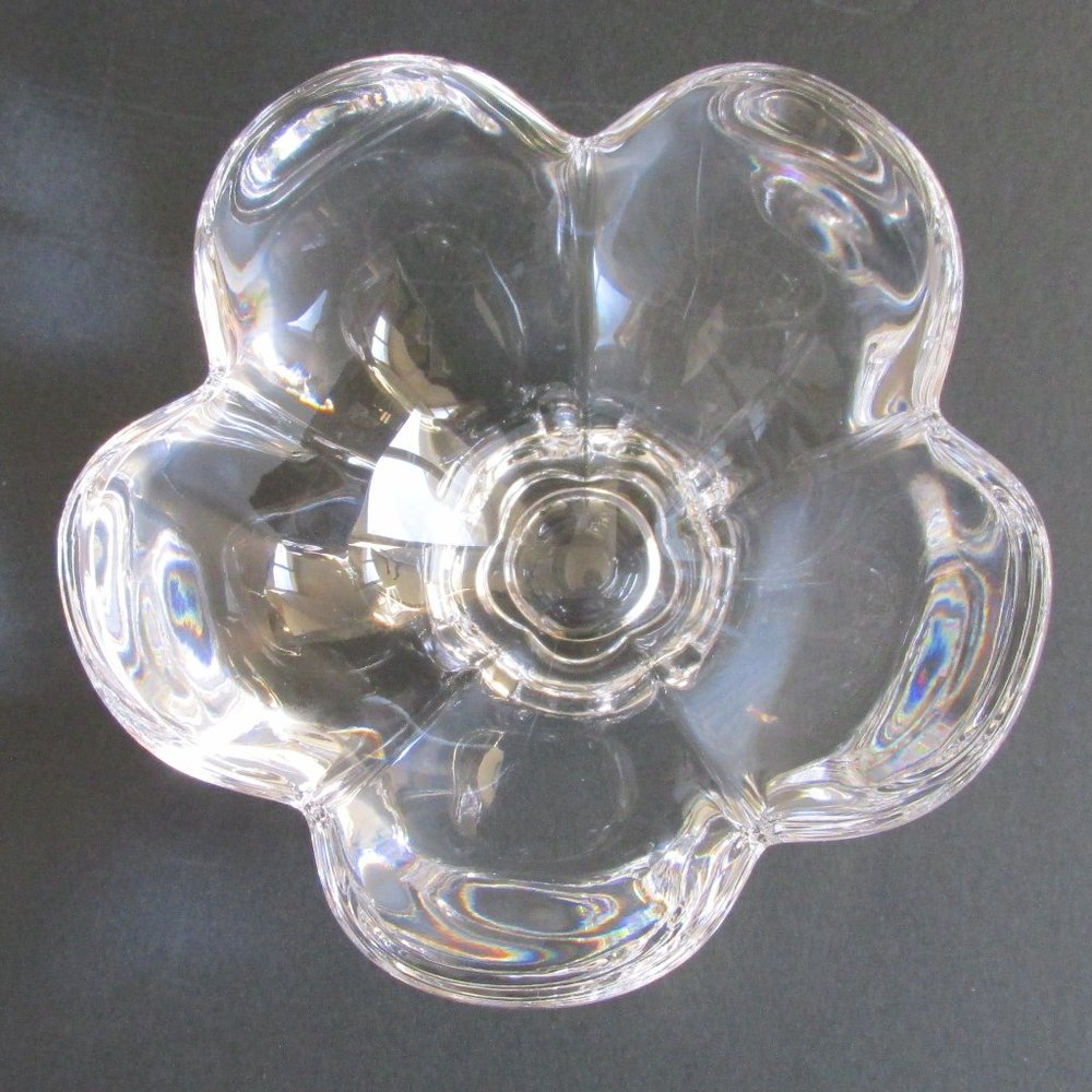 Orrefors Crystal Petal Bowl